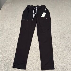 FIGS YOLA High Waisted Skinny Scrub Pants for Women Stretch, Waistband size XS/T